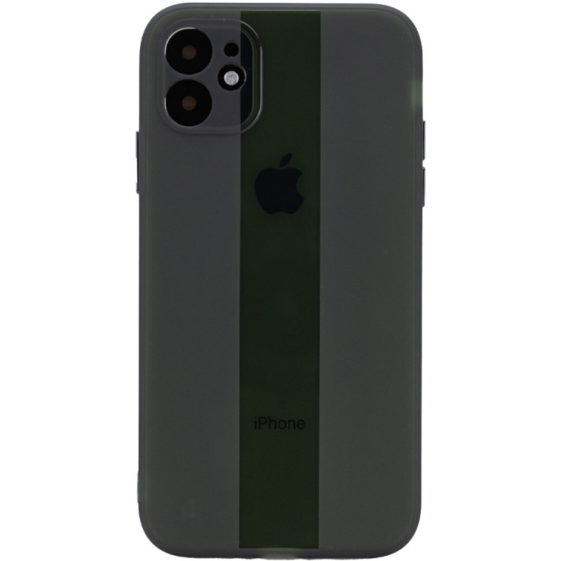 Чехол TPU Glossy Line Full Camera для Apple iPhone 11 (6.1") (Черный)