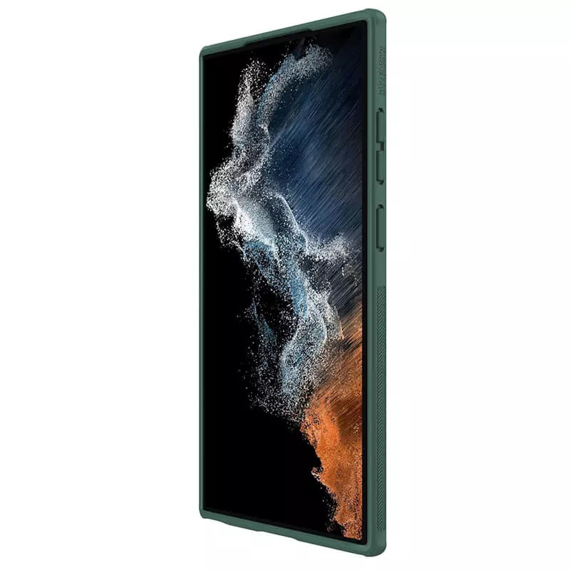 Купить Чехол Nillkin Matte Pro для Samsung Galaxy S23 Ultra (Зеленый / Deep Green) на vchehle.ua