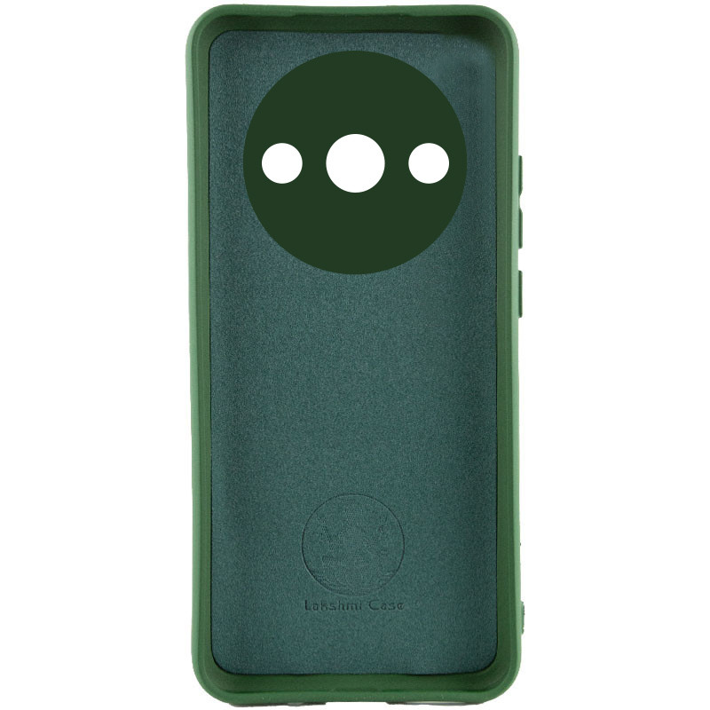 Фото Чехол Silicone Cover Lakshmi Full Camera (AA) для Xiaomi Redmi A3 (Зеленый / Dark green) на vchehle.ua