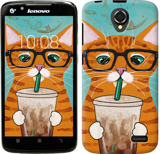 

Чехол Зеленоглазый кот в очках для Lenovo A388t 625211