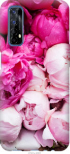 Чехол Розовые пионы для Realme 7