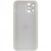 Фото Чехол TPU+Glass Sapphire matte case для Apple iPhone 12 Pro (6.1") (Pearly White) в магазине vchehle.ua