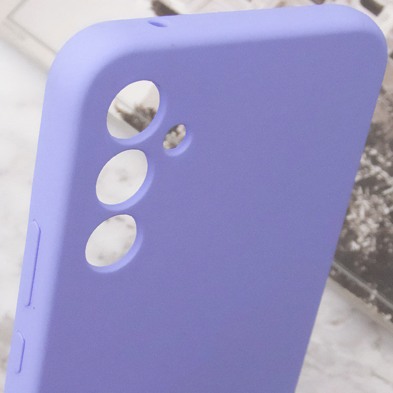 Чехол Silicone Cover Lakshmi Full Camera (AA) with logo для Samsung Galaxy A56 5G (Сиреневый / Dasheen) в магазине vchehle.ua