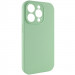 Фото Чехол Silicone Case Full Camera Protective (AA) NO LOGO для Apple iPhone 15 Pro (6.1") (Зеленый / Pistachio) на vchehle.ua