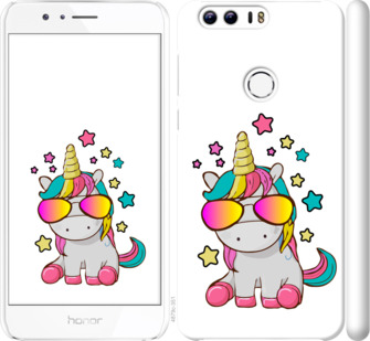 

Чехол Единорог в очках для Huawei Honor 8 911892
