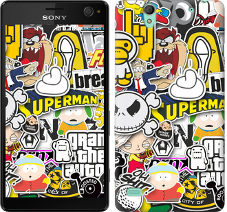 

Чехол Popular logos для Sony Xperia C4 E5333 628008