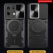 Ударопрочный чехол Bracket case with Magnetic для Xiaomi Redmi Note 13 Pro 4G / Poco M6 Pro 4G (Black) в магазине vchehle.ua