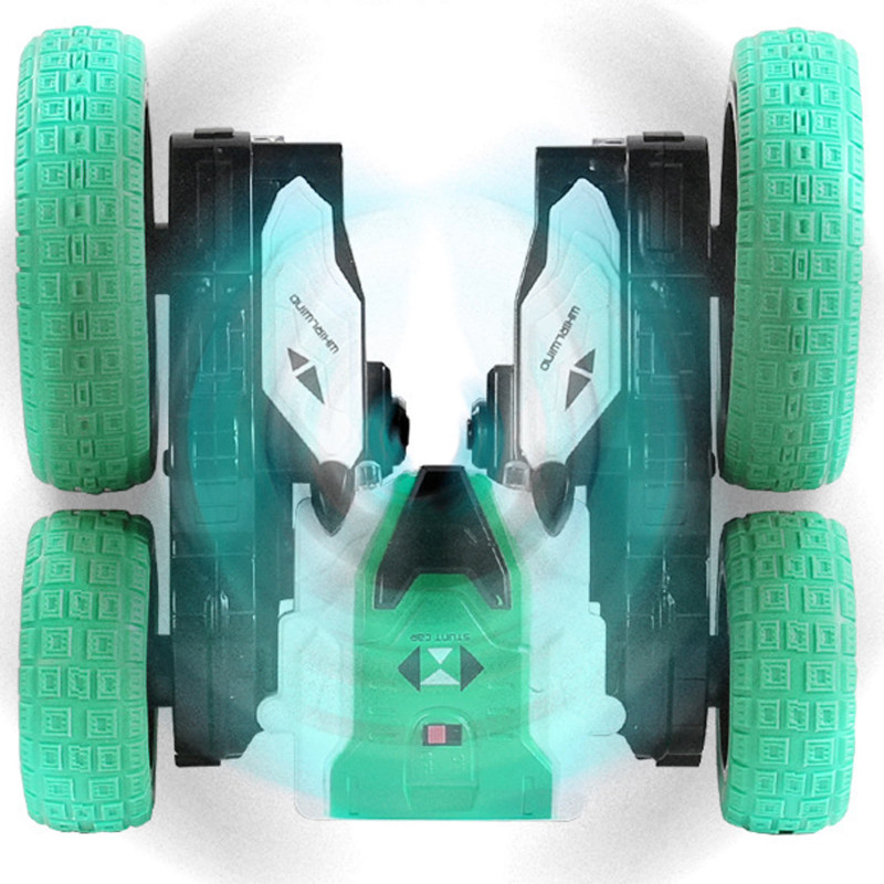 Фото Машинка на радіокеруванні SHT DW02A Trick and Flip RC Car 2.4G (Green) в маназині vchehle.ua