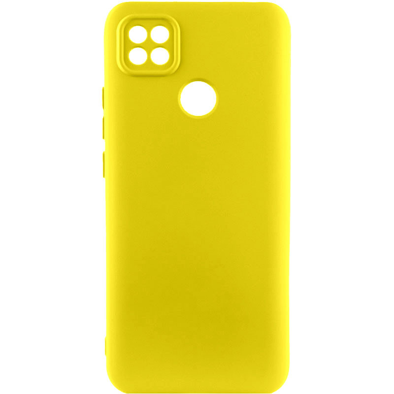 Чохол TPU GETMAN Liquid Silk Full Camera на Xiaomi Redmi 9C (Жовтий / Flash)