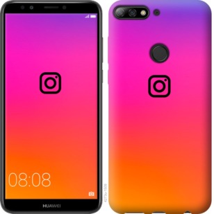 

Чехол Instagram для Huawei Y7 Prime (2018) 731047
