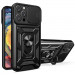 Ударостійкий чохол Camshield Serge Ring на Apple iPhone 13 Pro (6.1") (Чорний)