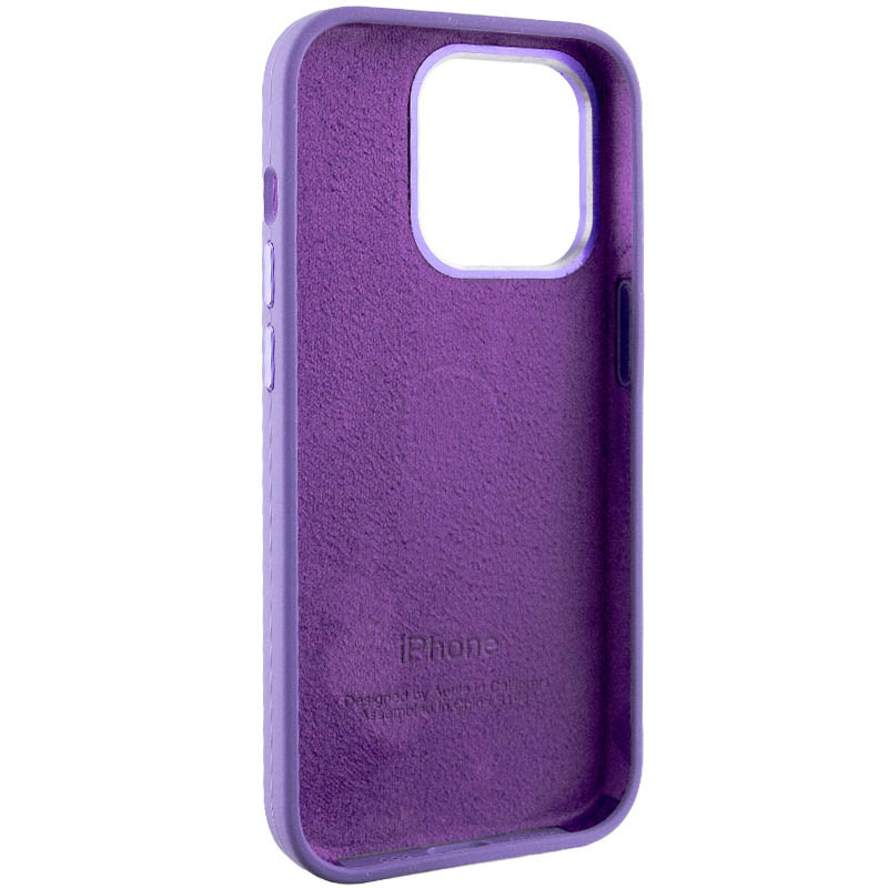 Заказать Чехол Silicone Case Metal Buttons (AA) для Apple iPhone 13 Pro (6.1") (Фиолетовый / Iris) на vchehle.ua