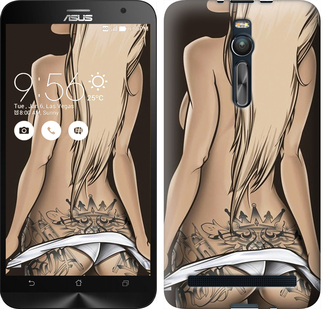 

Чехол Девушка с татуировкой для Asus Zenfone 2 ZE551ML 644479