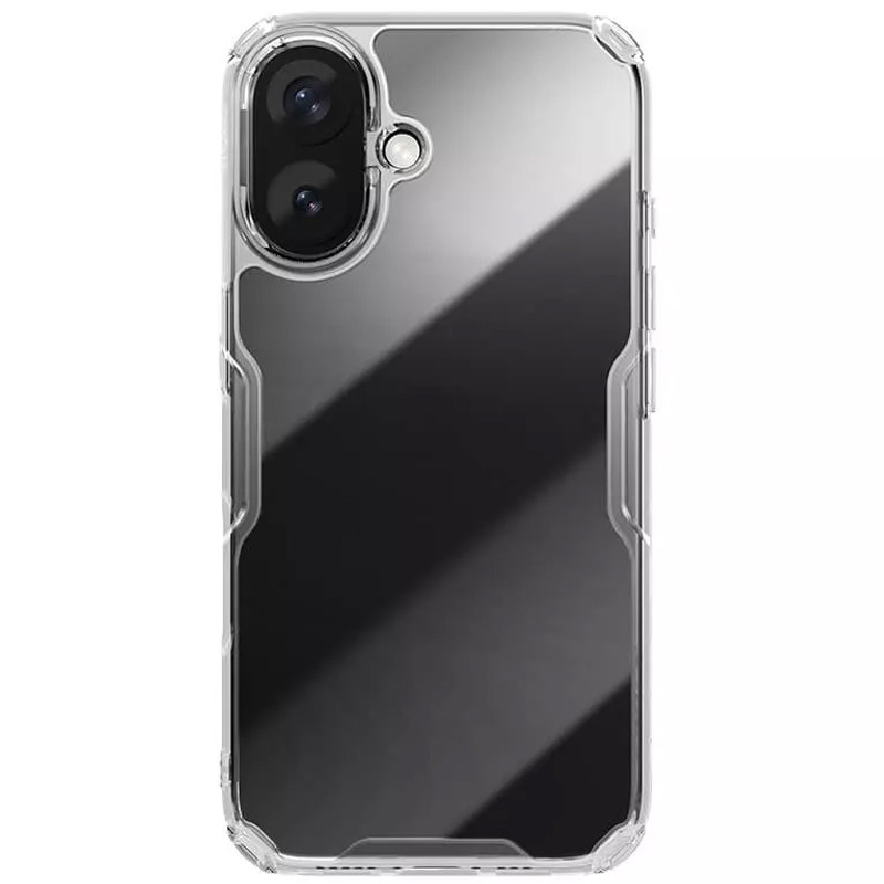 Фото TPU чохол Nillkin Nature Pro Series на Apple iPhone 16 (6.1") (Безбарвний (прозорий)) на vchehle.ua