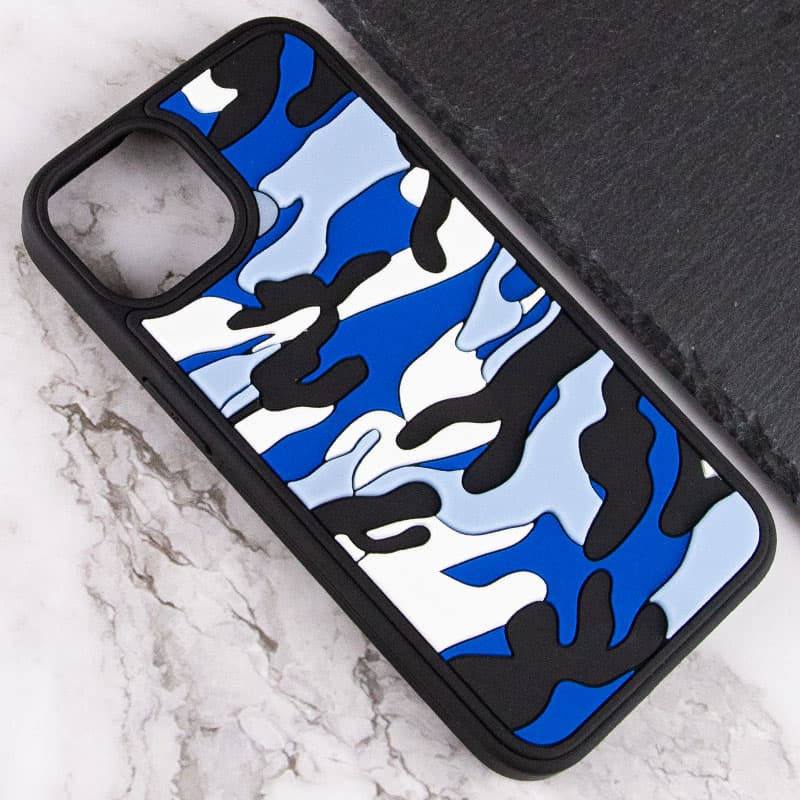 Фото Чехол TPU+PC Army Collection для Apple iPhone 13 (6.1") (Синий) в магазине vchehle.ua