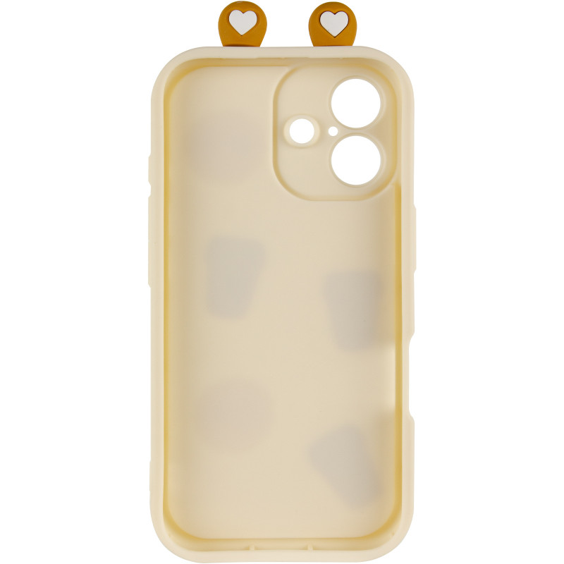Фото Чохол TPU Toys Case with Ears на Apple iPhone 16 (6.1") (Sand) в маназині vchehle.ua