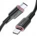 Фото Дата кабель Acefast C2-01 Type-C to Lightning 30W (1.2m) (Black) на vchehle.ua