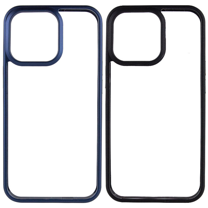 TPU+PC чохол Epik Chrome Buttons на Apple iPhone 13 (6.1")
