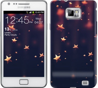 

Чехол Падающие звезды для Samsung Galaxy S2 i9100 645874