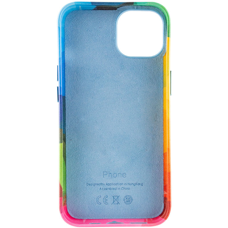 Шкіряний чохол Colour Splash на Apple iPhone 11 (6.1") (Red / Blue) в магазині vchehle.ua