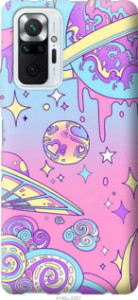 Чехол Розовая галактика для Xiaomi Redmi Note 10 Pro