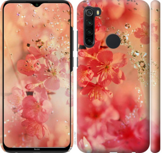 

Чохол Рожеві квіти на Xiaomi Redmi Note 8T 875934