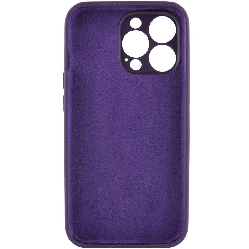 Чехол Silicone Case Full Camera Protective (AA) NO LOGO для Apple iPhone 14 Pro Max (6.7") (Фиолетовый / Elderberry) в магазине vchehle.ua
