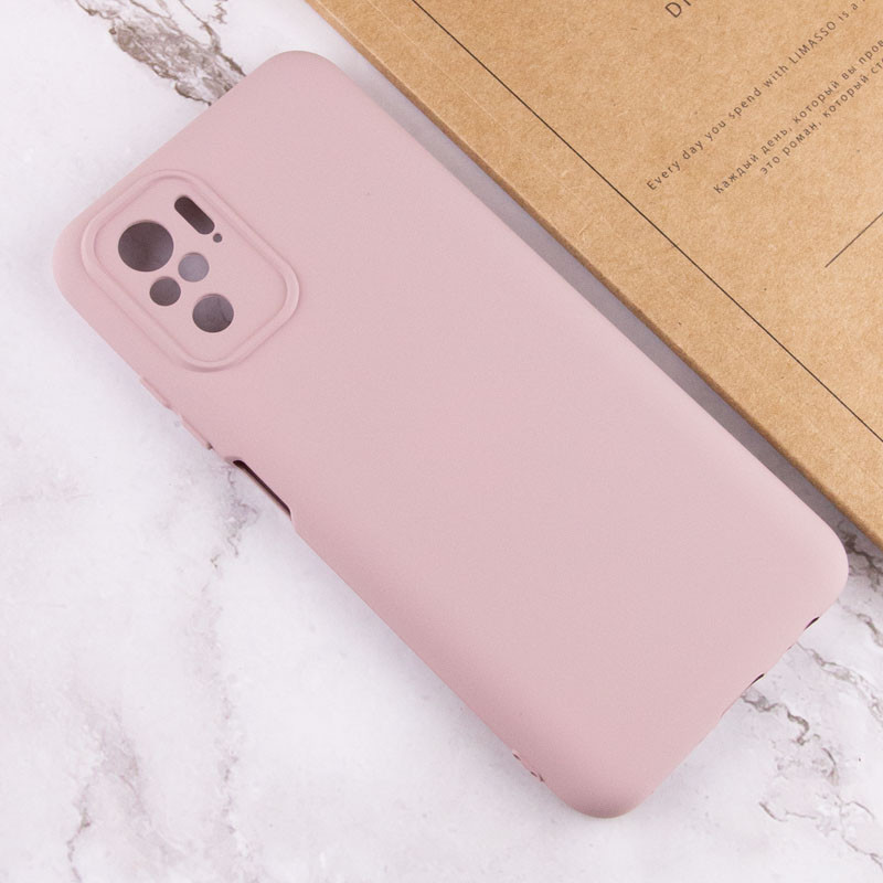Купить Чехол Silicone Cover Full Camera without Logo (A) для Xiaomi Redmi Note 10 / Note 10s (Розовый / Pink Sand) на vchehle.ua