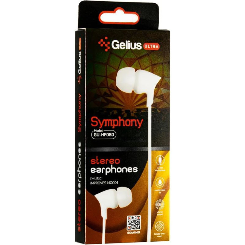 Фото Наушники Gelius Ultra Symphony GU-080 (White) на vchehle.ua