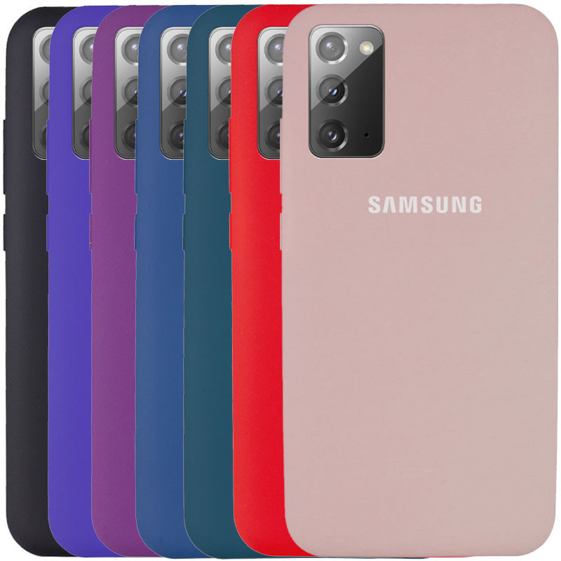Чехол Silicone Cover Full Protective (AA) для Samsung Galaxy Note 20