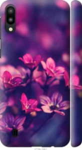 Чехол Пурпурные цветы для Samsung Galaxy M10