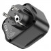 МЗП Hoco NS3 Multifunctional PD20W (2USB/1Type-C/1xSocket) (Black) в магазині vchehle.ua