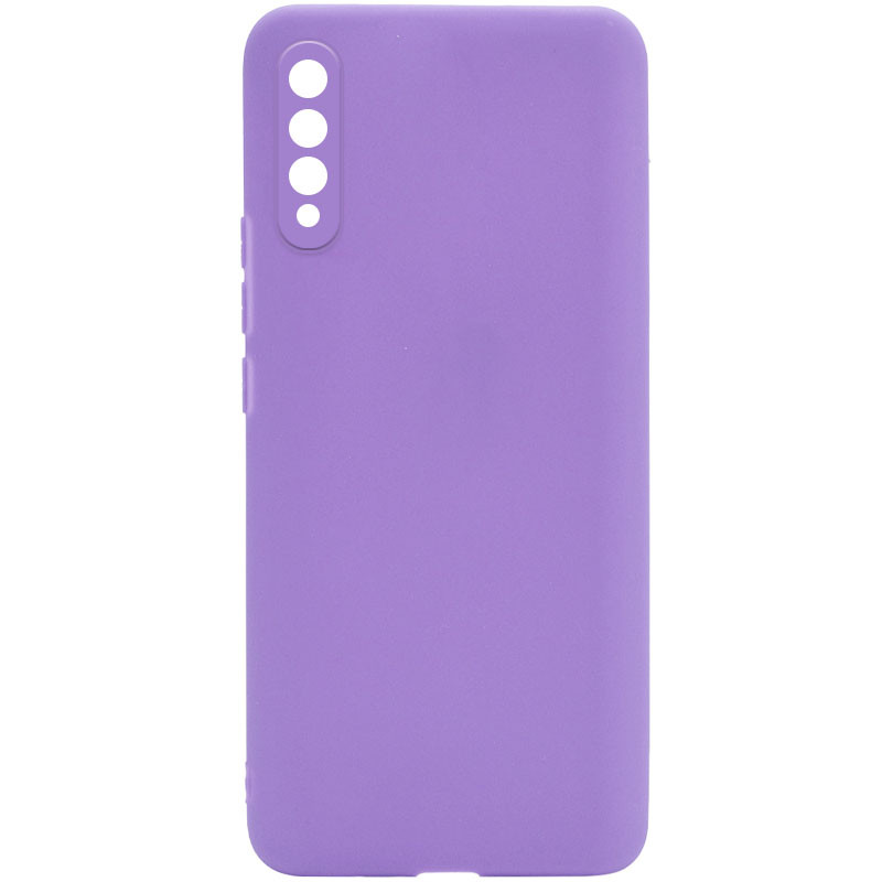 Силиконовый чехол Candy Full Camera для Samsung Galaxy A50 (A505F) / A50s / A30s (Сиреневый / Dasheen)