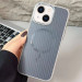 Фото Чохол TPU+PC Carbon Mirage with Magnetic safe на Apple iPhone 13 / 14 (6.1") (Grey) на vchehle.ua