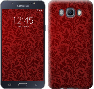 

Чехол Чехол цвета бордо для Samsung Galaxy J7 (2016) J710F 649820