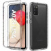 Чохол TPU + PC Full Body з захистом 360 на Samsung Galaxy A02s (Прозорий)