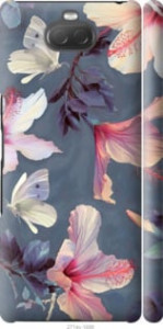 Чехол Нарисованные цветы для Sony Xperia 10 I4113