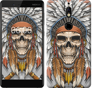 

Чехол Череп индейца для Nokia 7 641333