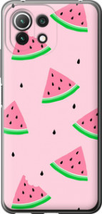 Чехол Розовый арбуз для Xiaomi Mi 11 Lite