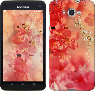 

Чехол Розовые цветы для Lenovo S930 323907