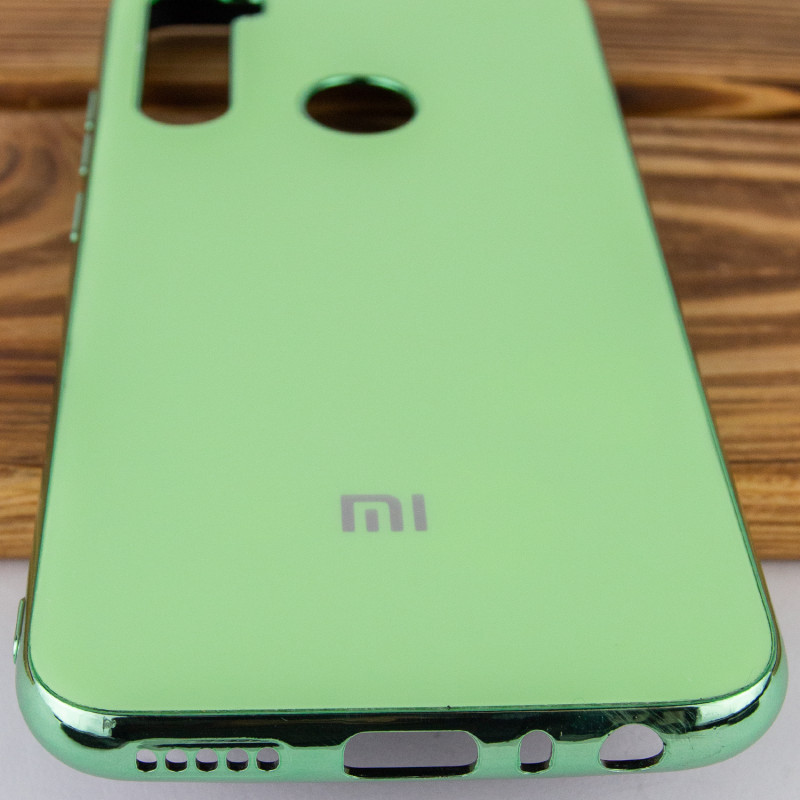 Фото TPU чехол Matte LOGO для Xiaomi Redmi Note 8 / Note 8 2021 (Зеленый / Light Green) в магазине vchehle.ua