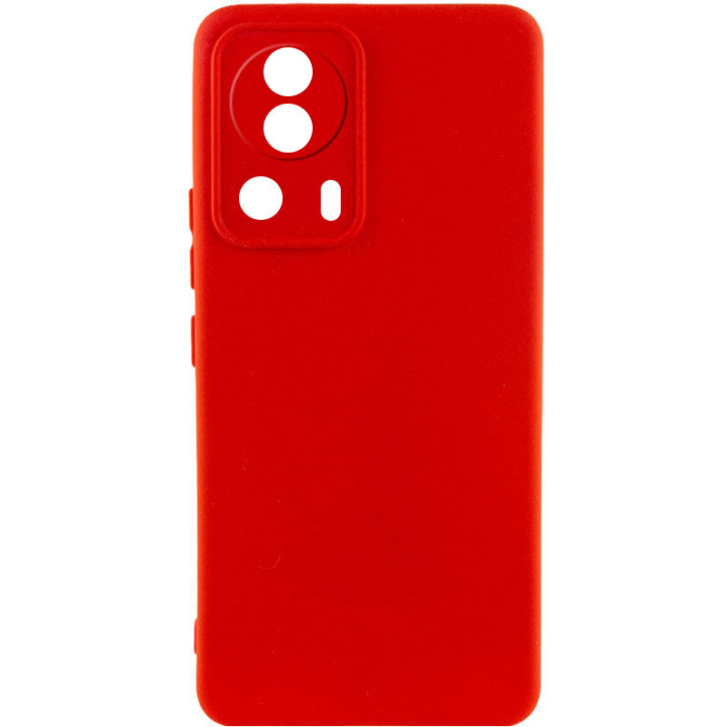 Чохол Silicone Cover Lakshmi Full Camera (A) на Xiaomi 13 Lite (Червоний / Red)