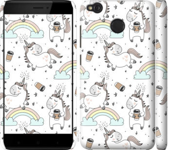 

Чехол Единорог и кофе для Xiaomi Redmi 4X 840963