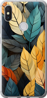 

Чохол Кольорове листя на Xiaomi Redmi S2 1629412