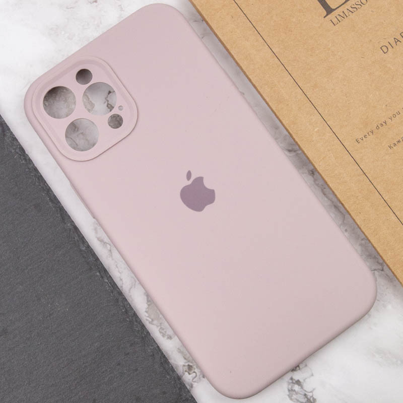 Купити Чохол Silicone Case Full Camera Protective (AA) на Apple iPhone 12 Pro Max (6.7") (Сірий / Lavender) на vchehle.ua