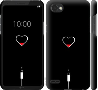 

Чехол Подзарядка сердца для LG Q6 721236