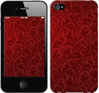 

Чехол Чехол цвета бордо для iPhone 4 649745