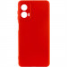 Чохол Silicone Cover Lakshmi Full Camera (AA) на Motorola Moto G24 (Червоний / Red)