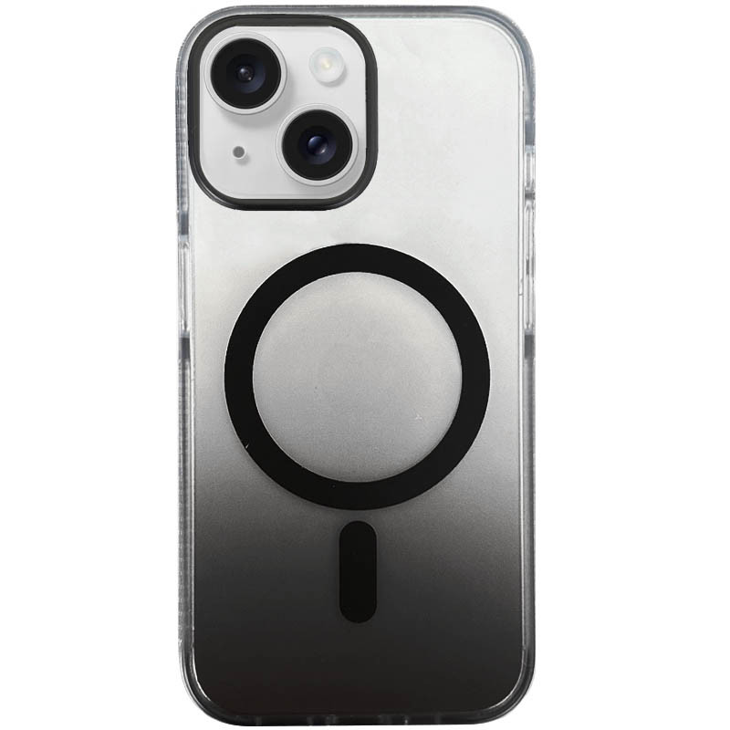 Чехол TPU+PC Phantom with Magnetic Safe для Apple iPhone 15 (6.1") (Black)