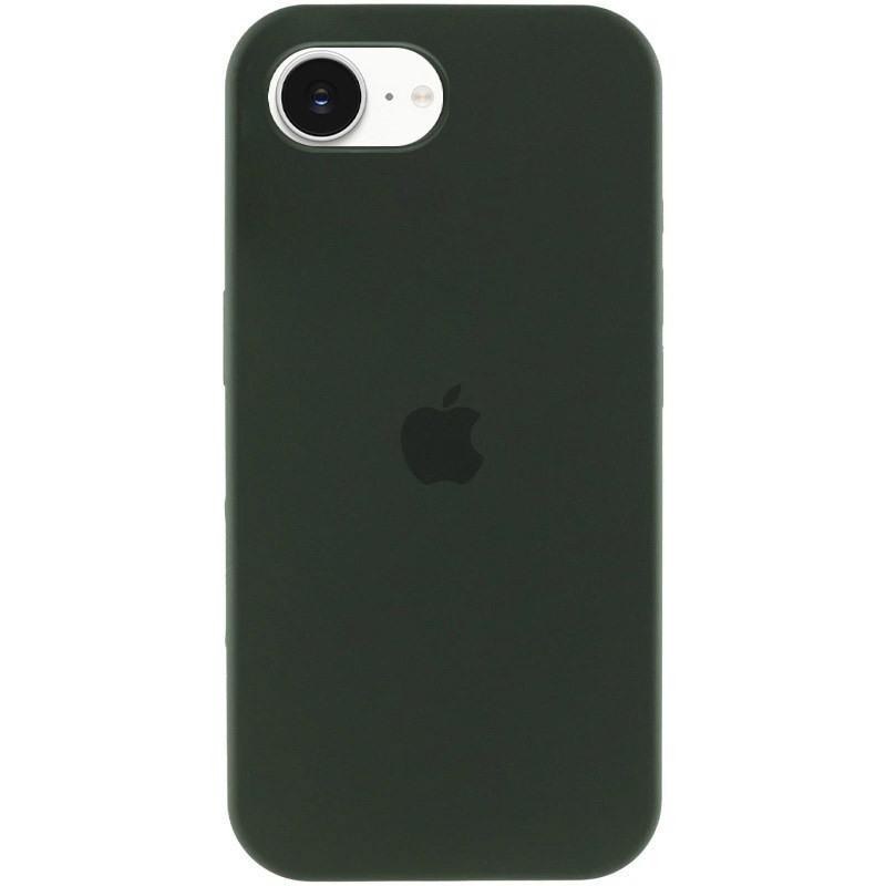 Чехол Silicone Case Full Protective (AA) для Apple iPhone 16e (6.1") (Зеленый / Cyprus Green)